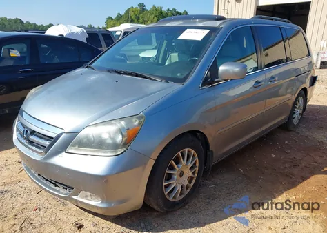 2007 Honda Odyssey Touring из США, поврежденный, VIN 5FNRL38847B117604